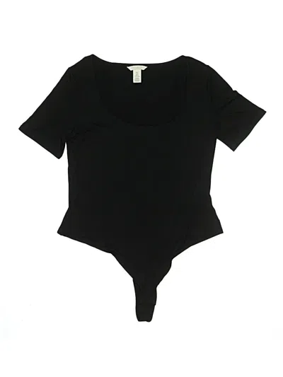 Pre-owned H&m Bodysuit In Black