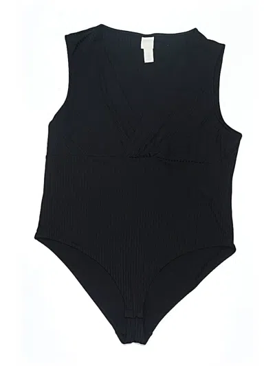 Pre-owned H&m Bodysuit In Black