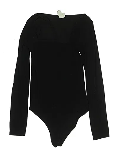 Pre-owned H&m Bodysuit In Black