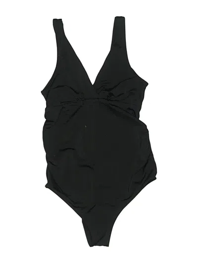 Pre-owned H&m Bodysuit In Black