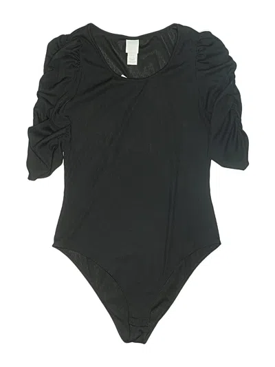 Pre-owned H&m Bodysuit In Black