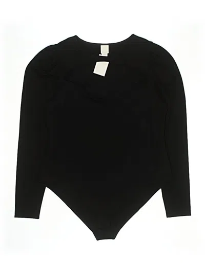 Pre-owned H&m Bodysuit In Black