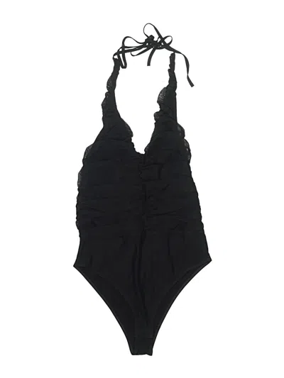 Pre-owned H&m Bodysuit In Black