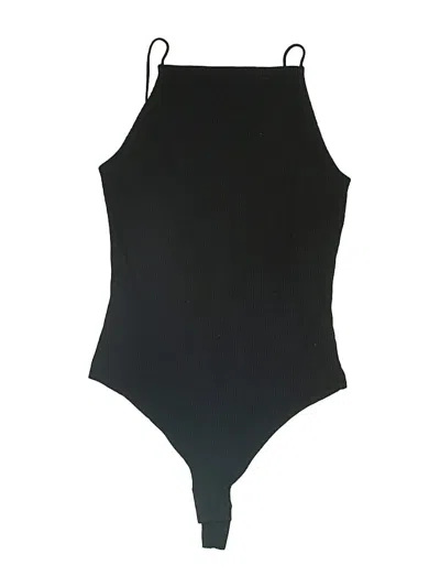 Pre-owned H&m Bodysuit In Black