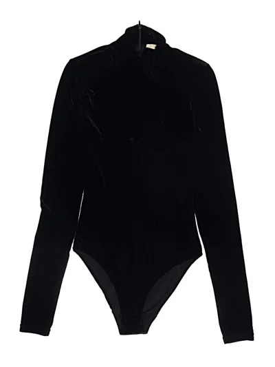 Pre-owned H&m Bodysuit In Black