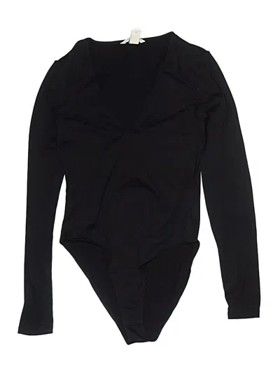 Pre-owned H&m Bodysuit In Black