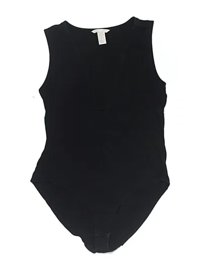 Pre-owned H&m Bodysuit In Black