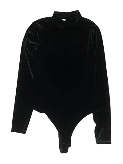 Pre-owned H&m Bodysuit In Black