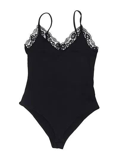 Pre-owned H&m Bodysuit In Black