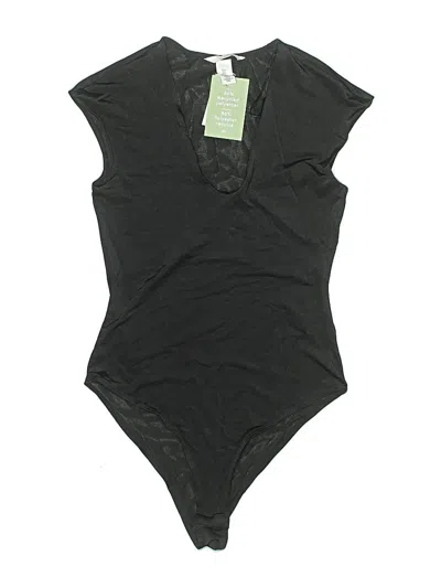 Pre-owned H&m Bodysuit In Black