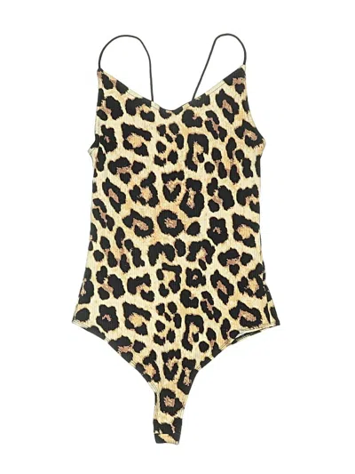 Pre-owned H&m Bodysuit In Gold