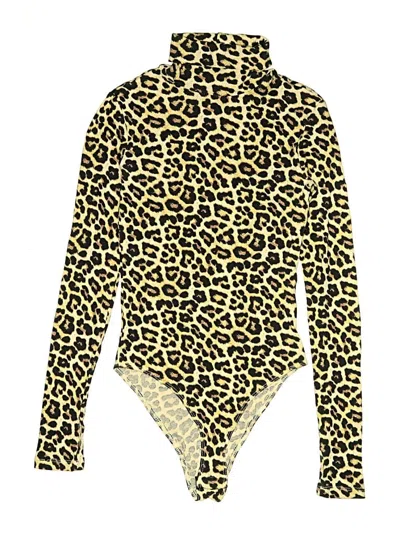 Pre-owned H&m Bodysuit In Gold