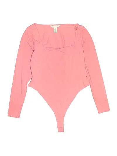 Pre-owned H&m Bodysuit In Pink