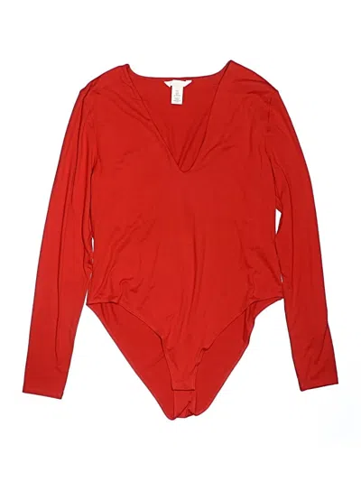 Pre-owned H&m Bodysuit In Red