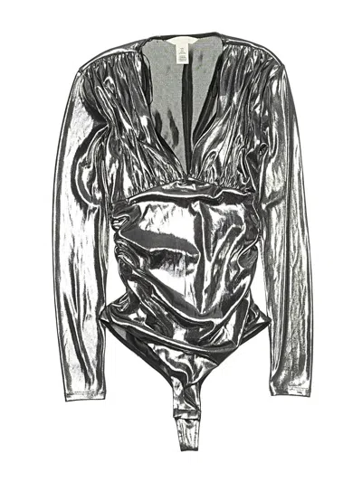 Pre-owned H&m Bodysuit In Silver