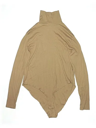 Pre-owned H&m Bodysuit In Tan