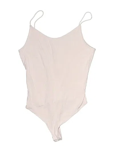 Pre-owned H&m Bodysuit In Tan