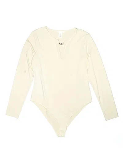 Pre-owned H&m Bodysuit In White