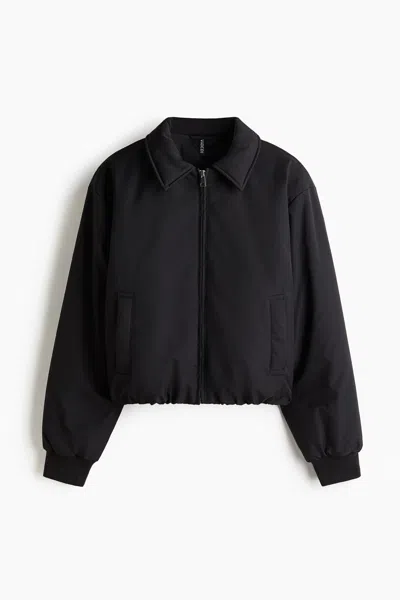 H&m Bomber Jacket In Black