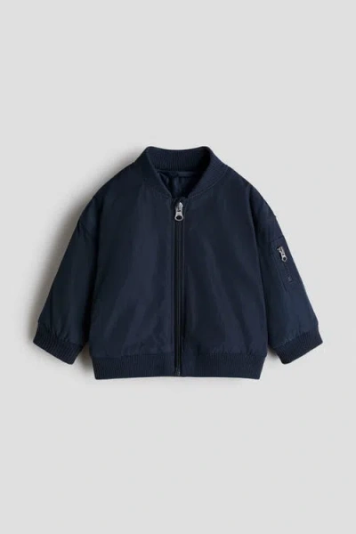 H&m Babies'  Bomber Jacket In Blue