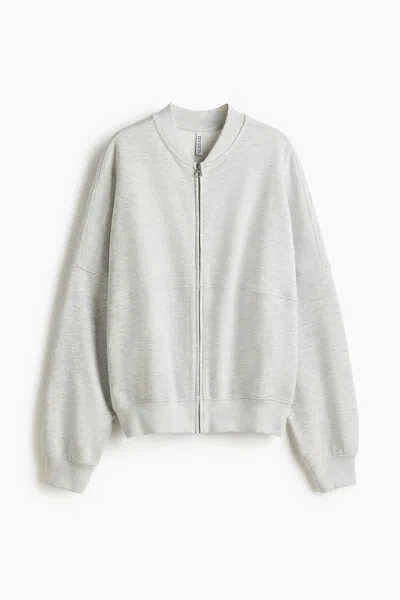 H&m Bomber Jacket In Transparent