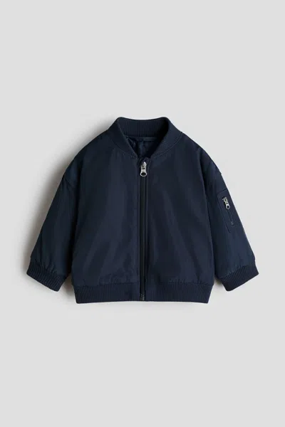 H&m Kids' Bomber Jacket In Blue