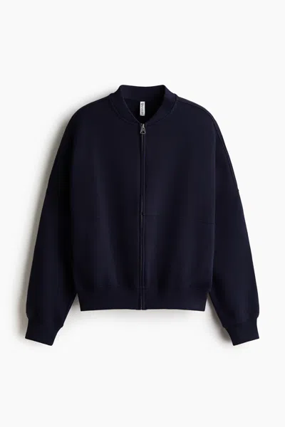H&m Bomber Jacket In Blue