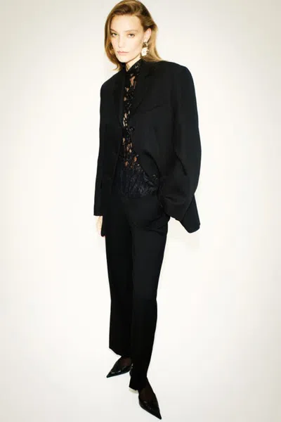 H&m Bootcut Dress Pants In Black