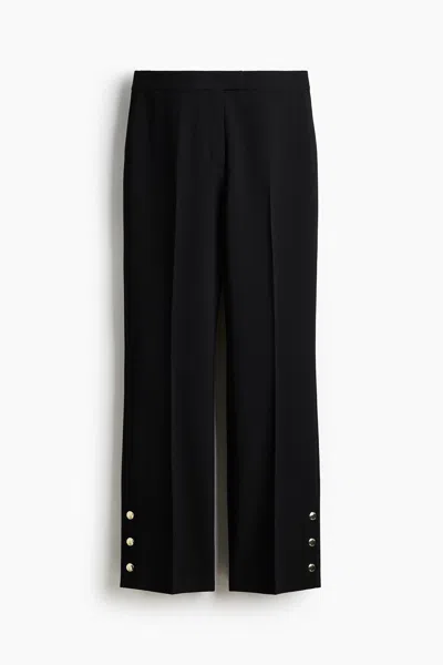 H&m Bootcut Pants In Black