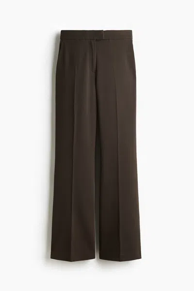 H&m Bootcut Pants In Brown