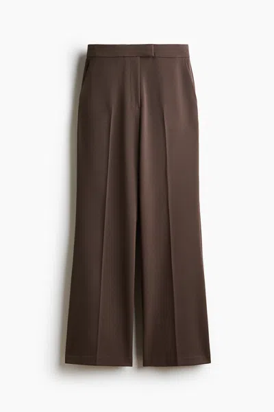 H&m Bootcut Pants In Brown