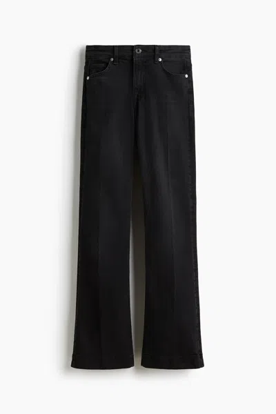 H&m Bootcut Regular Jeans In Black