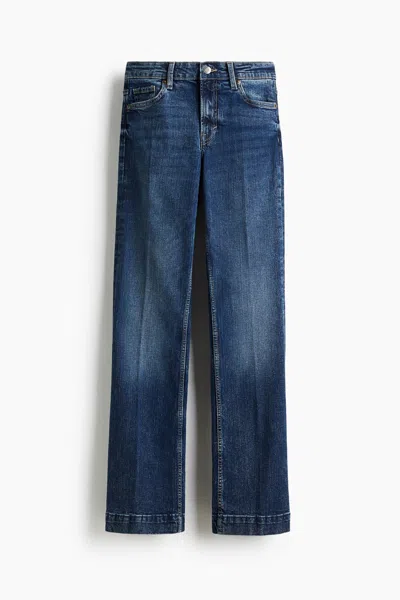 H&m Bootcut Regular Jeans In Blue