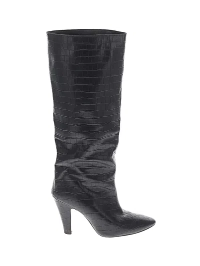 Pre-owned H&m Boots In Black
