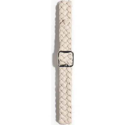 H&m Braided Belt In Sand