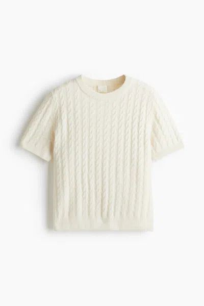 H&m Cable-knit Sweater In Pattern