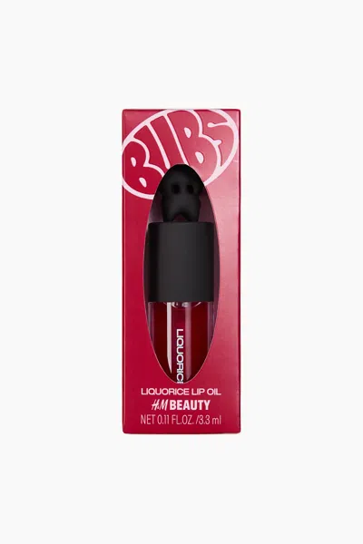 H&m Candy-scented Lip Oil In Red/liquorice