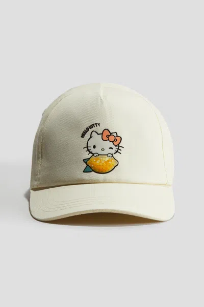 H&m Kids' Cap With Motif In White