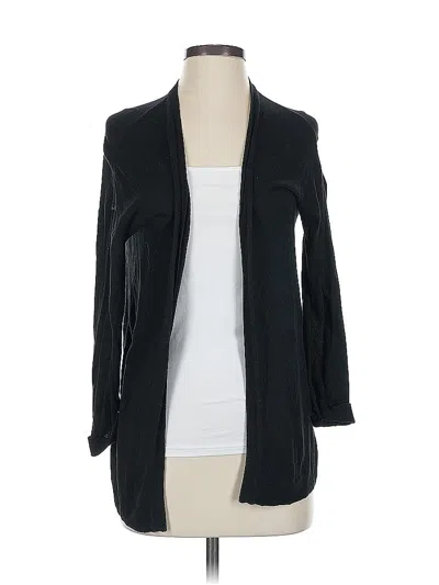 Pre-owned H&m Cardigan Sweater In Black