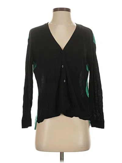 Pre-owned H&m Cardigan Sweater In Black