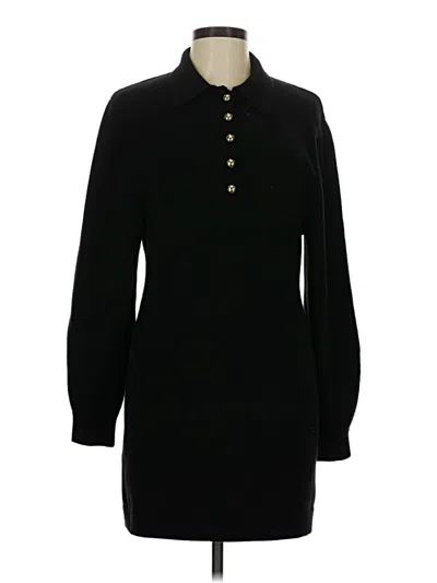 Pre-owned H&m Cardigan Sweater In Black