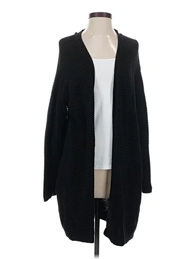 Pre-owned H&m Cardigan Sweater In Black