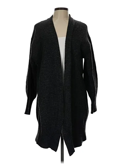 Pre-owned H&m Cardigan Sweater In Black