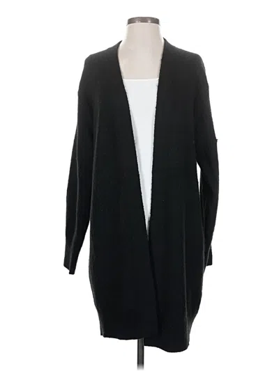 Pre-owned H&m Cardigan Sweater In Black