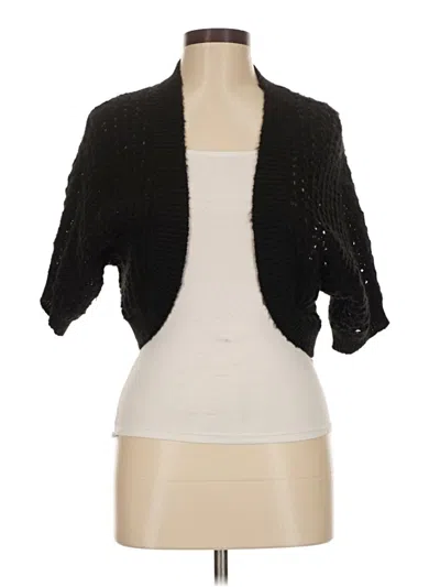 Pre-owned H&m Cardigan Sweater In Black