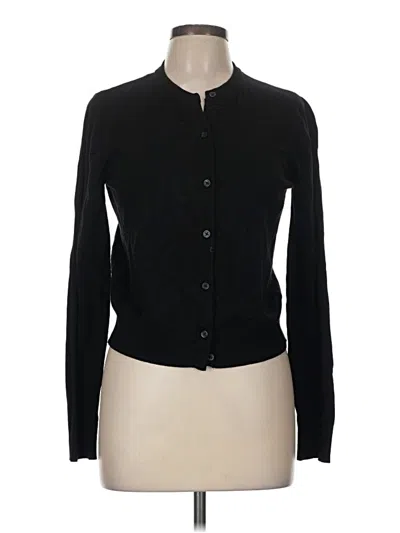 Pre-owned H&m Cardigan Sweater In Black