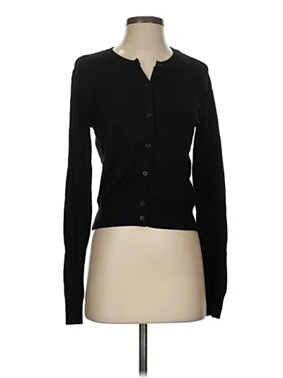 Pre-owned H&m Cardigan Sweater In Black