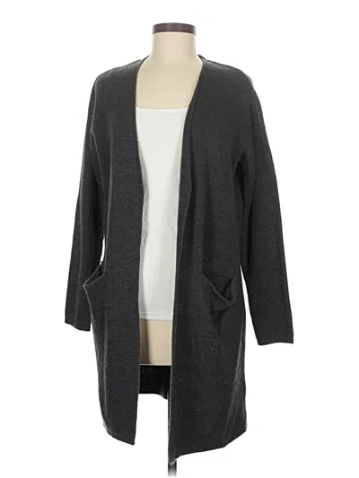 Pre-owned H&m Cardigan Sweater In Black