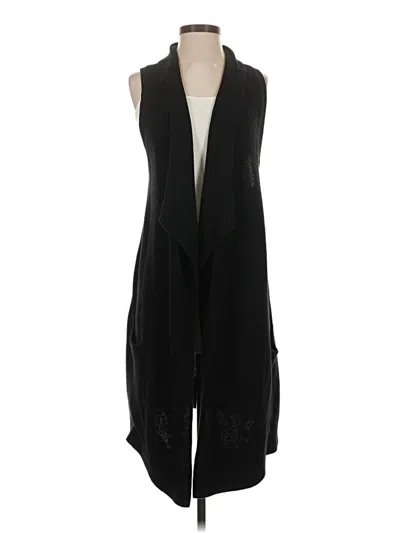 Pre-owned H&m Cardigan Sweater In Black