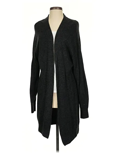 Pre-owned H&m Cardigan Sweater In Black